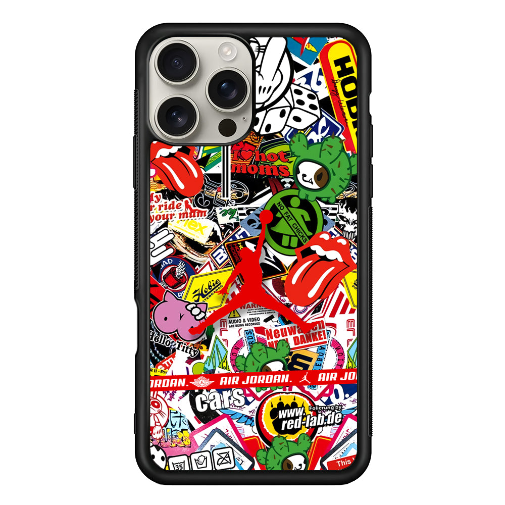 Air Jordan Mix Squad iPhone 16 Pro Max Case | Durable Everyday Protective Cover