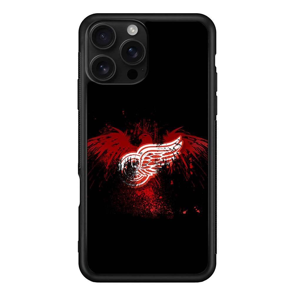 Detroit Red Wings Eagle iPhone 16 Pro Case | Durable Protective Case for iPhone 16 Pro