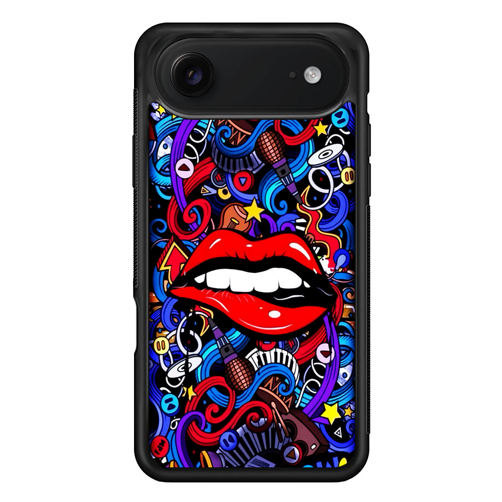 Lips Love Music Graffiti iPhone 17 Air Case | Protective Case for iPhone 17 Air