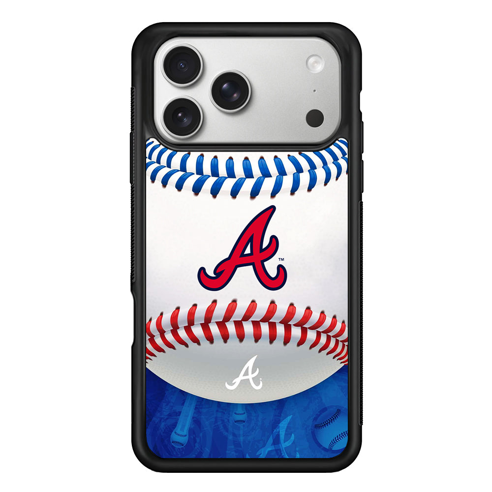 Atlanta Braves Ball iPhone 17 Pro Case | Slim Rubber Case for iPhone 17 Pro