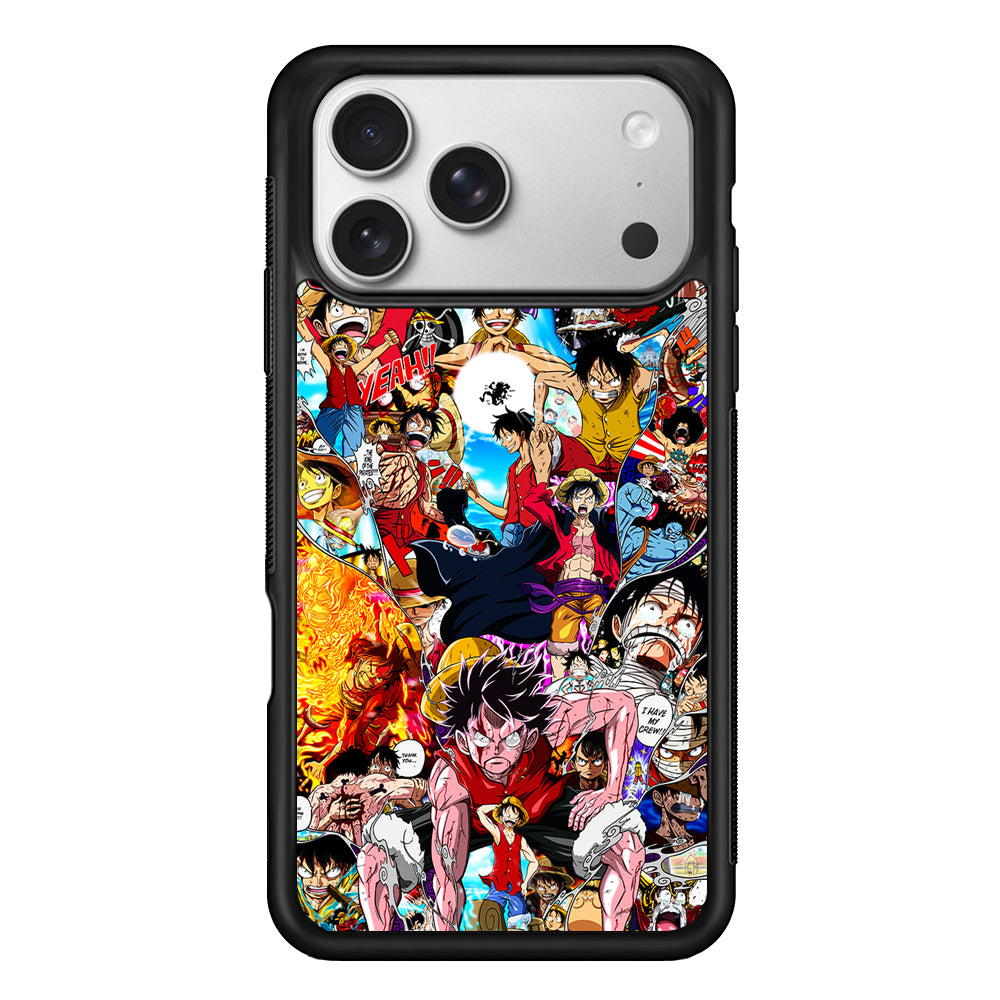One Piece Luffy New World iPhone 17 Pro Case | Slim Rubber Case for iPhone 17 Pro