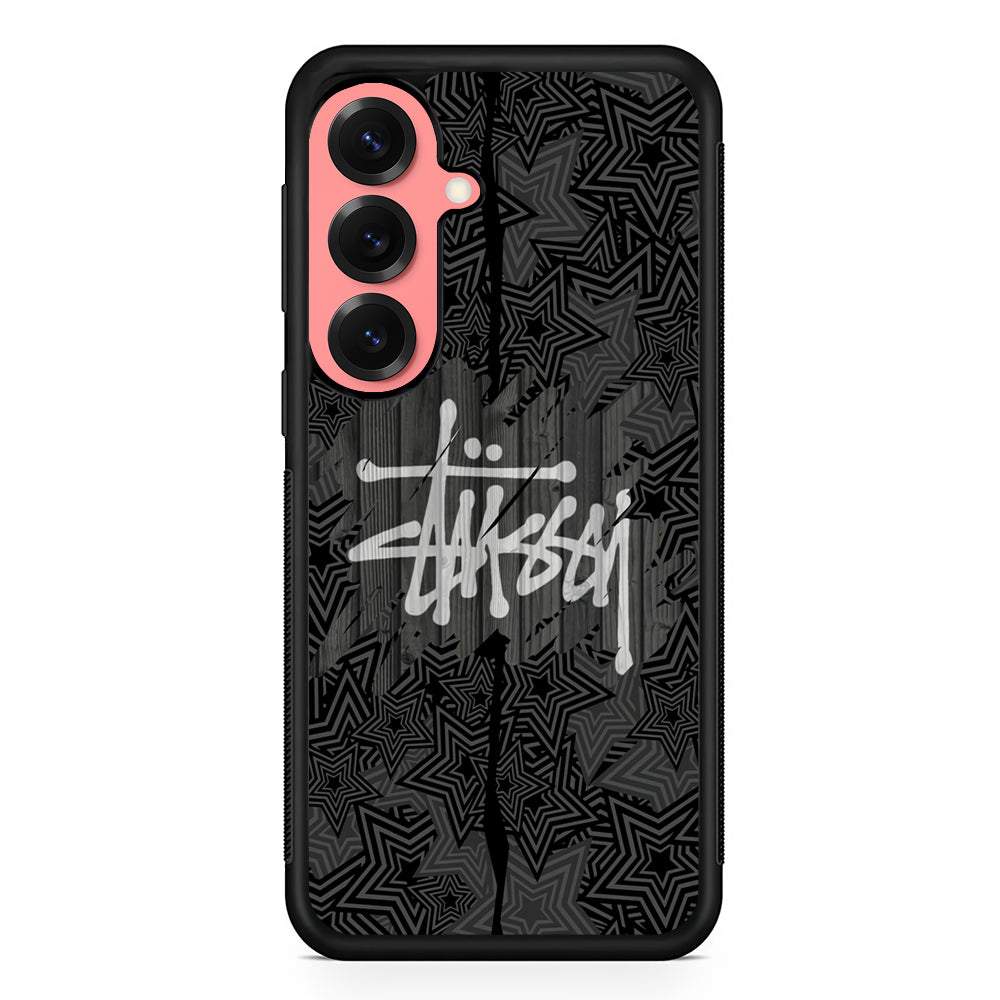 Stussy Star from The Night Samsung Galaxy S25 Case | Slim Rubber Case for Samsung Galaxy S25