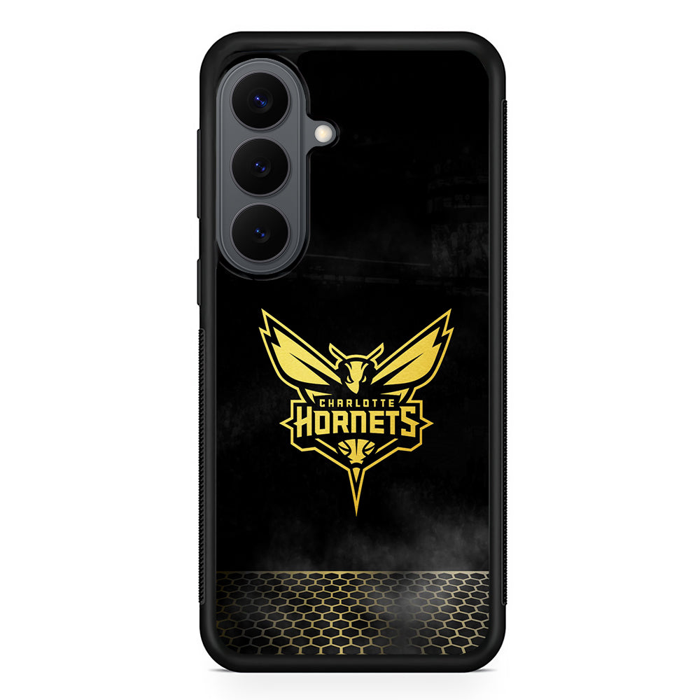 Charlotte Hornets Gold Samsung Galaxy S26 Plus Case | Slim Rubber Case for Samsung Galaxy S26 Plus