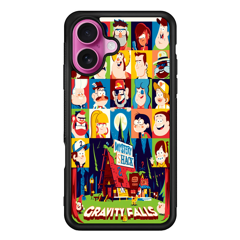 The Mystery Shack Gravity Falls iPhone 17 Case | Slim Protective Rubber Phone Cover