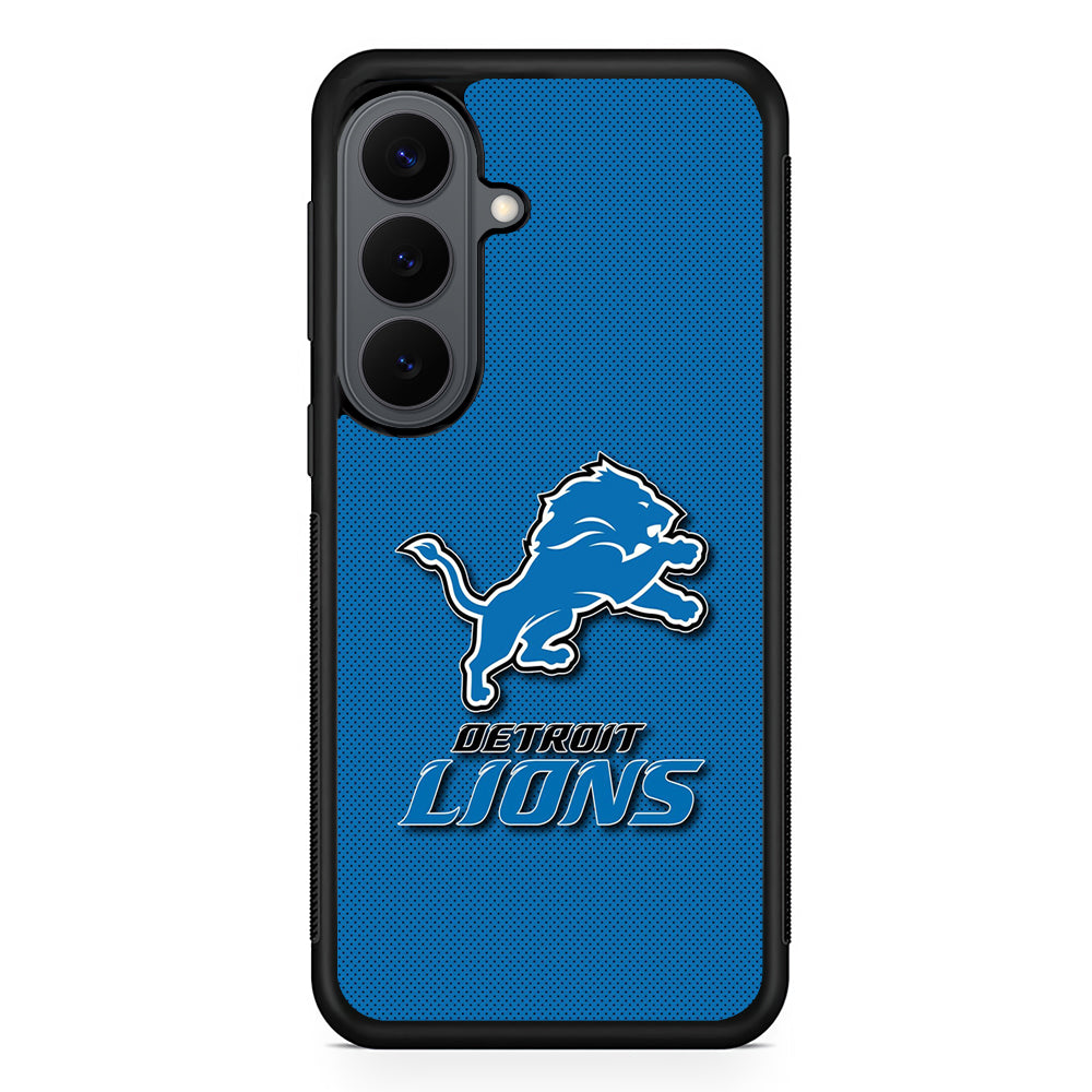 Detroit Lions Logo Samsung Galaxy S26 Plus Case | Slim Rubber Case for Samsung Galaxy S26 Plus
