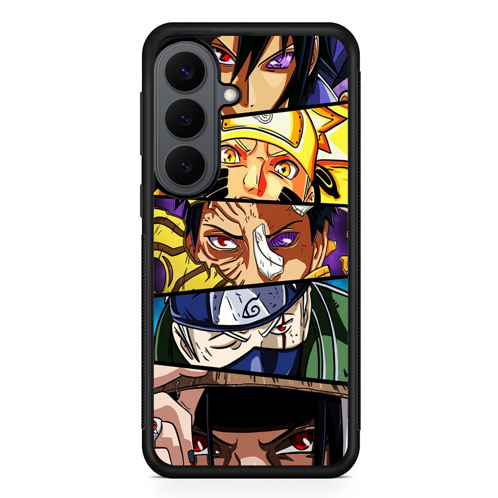 All Eyes Characters in Naruto Samsung Galaxy S26 Plus Case | Slim Rubber Case for Samsung Galaxy S26 Plus
