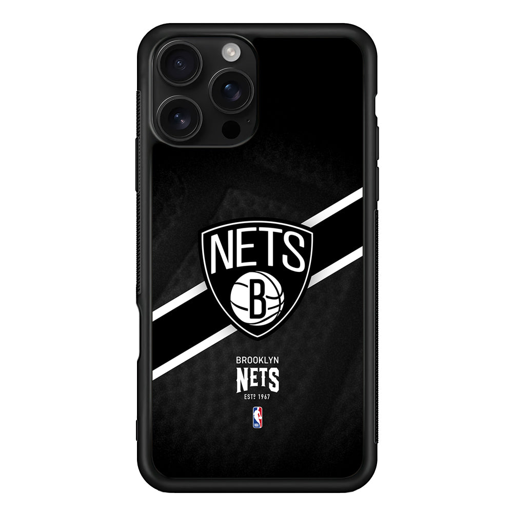 Brooklyn Nets Logo iPhone 16 Pro Case | Durable Protective Case for iPhone 16 Pro