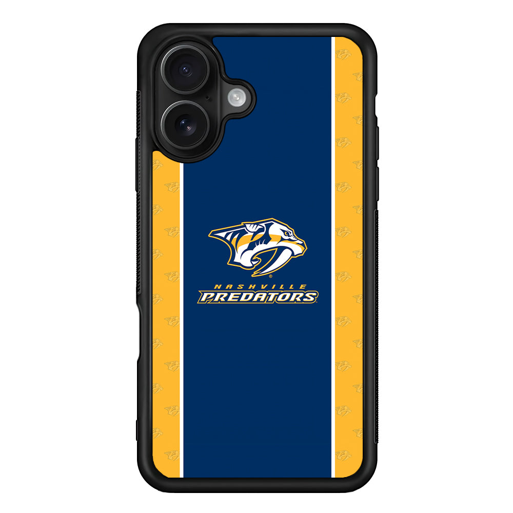 Nashville Predators Logo iPhone 16 Case - Oxvistore