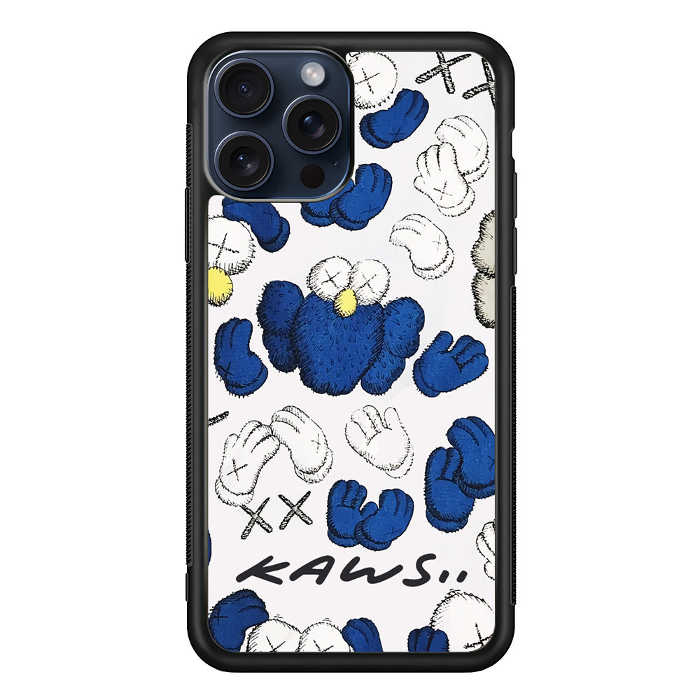 Kaws Hand Cheers iPhone 15 Pro Max Case | Slim Rubber Case for iPhone 15 Pro Max