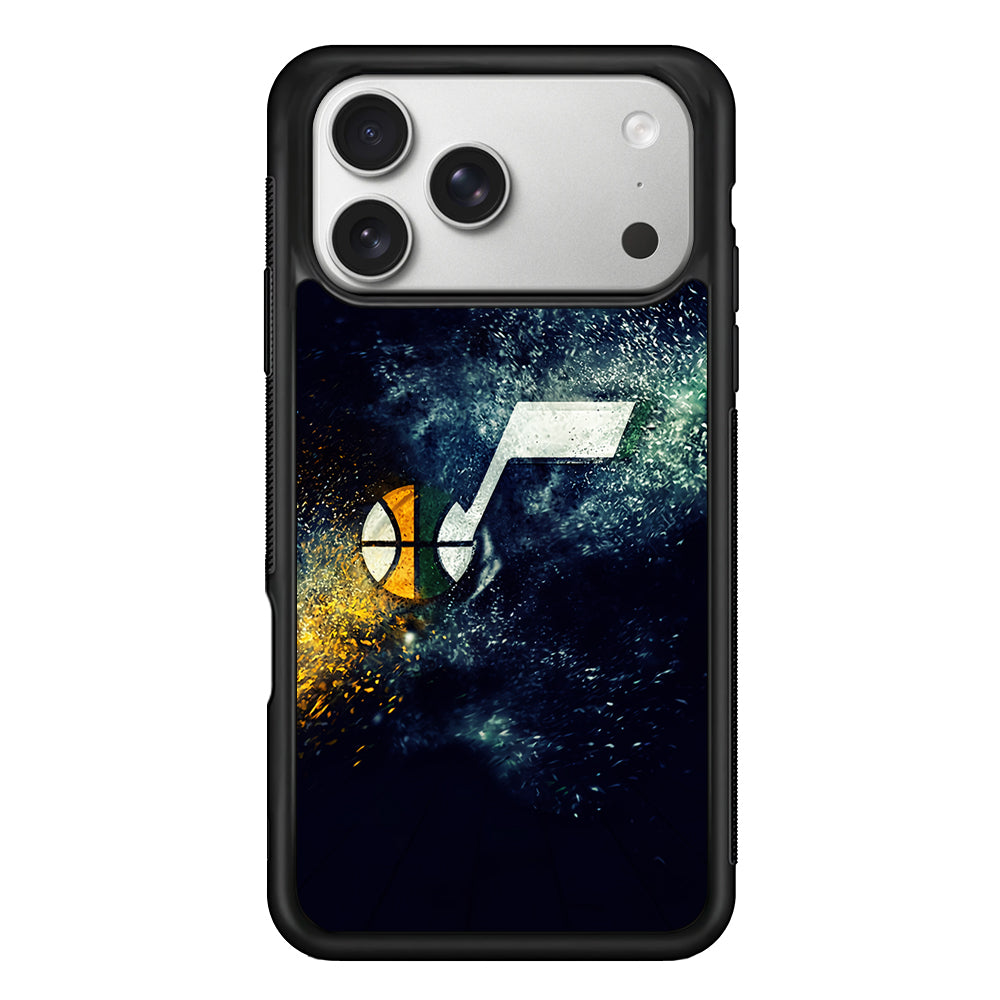 Utah Jazz Art iPhone 17 Pro Case | Slim Rubber Case for iPhone 17 Pro
