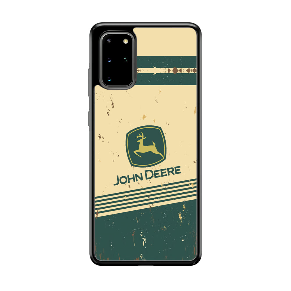 John Deere Retro Plaque Samsung Galaxy S20 Plus Case | Slim Rubber Case for Samsung Galaxy S20 Plus