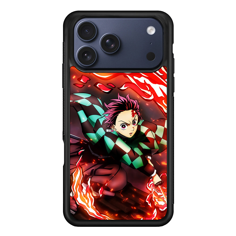 Tanjiro Kamado Demon Slayer Anime iPhone 17 Pro Max Case | Slim Protective Cover for iPhone 17 Pro Max