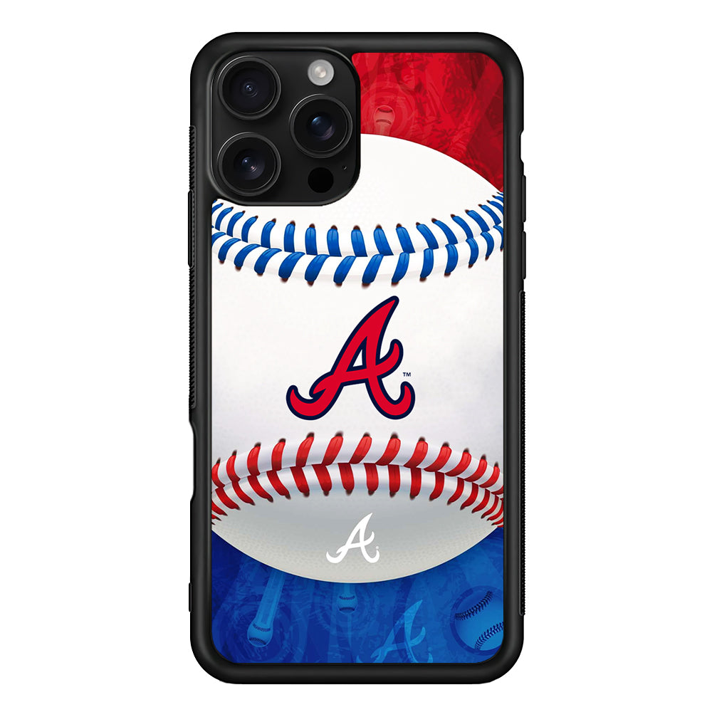Atlanta Braves Ball iPhone 16 Pro Case | Durable Protective Case for iPhone 16 Pro