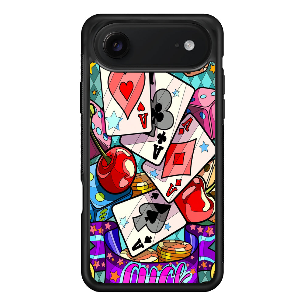 Four Ace Cards Cartoon iPhone 17 Air Case | Protective Case for iPhone 17 Air