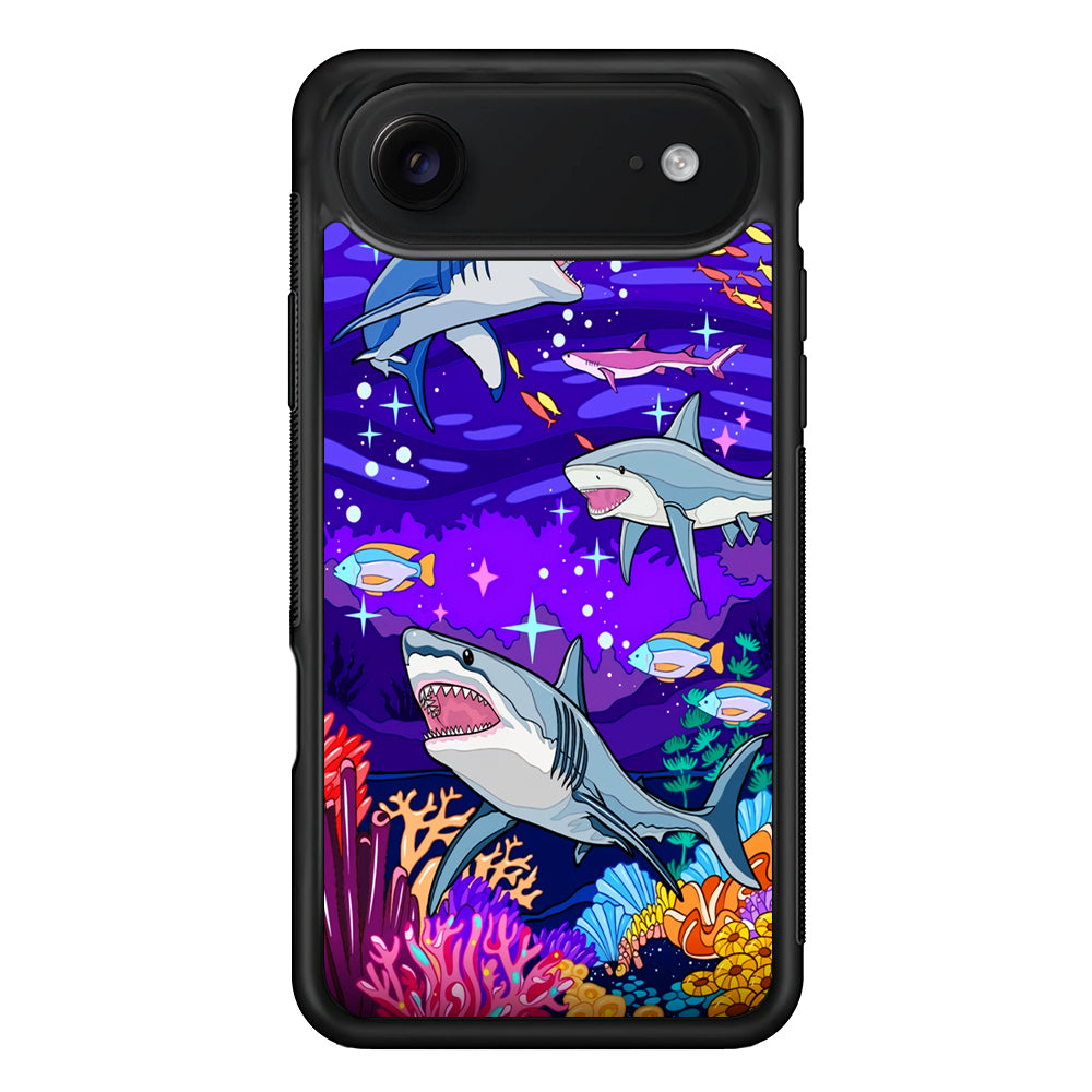 Shark Fish Cartoon iPhone 17 Air Case | Protective Case for iPhone 17 Air