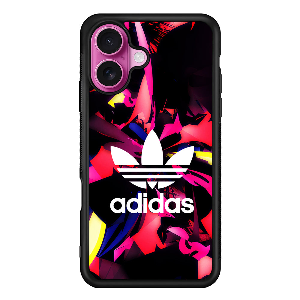 Adidas Logo Colorful Abstract iPhone 17 Case - Slim Rubber Case for iPhone 17