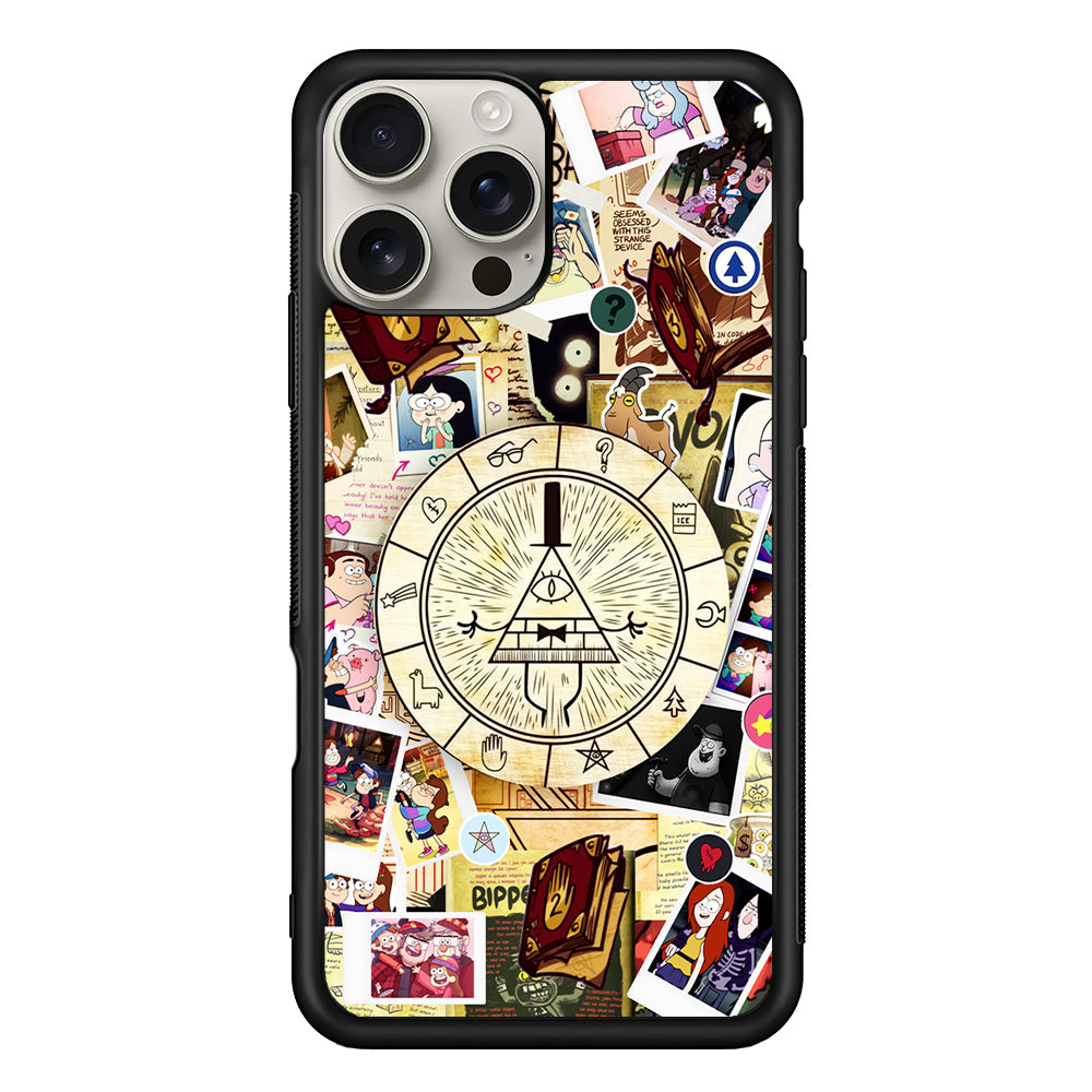 Gravity Falls Bill Cipher Wheel iPhone 16 Pro Max Case | Stylish Protective Case for iPhone 16 Pro Max
