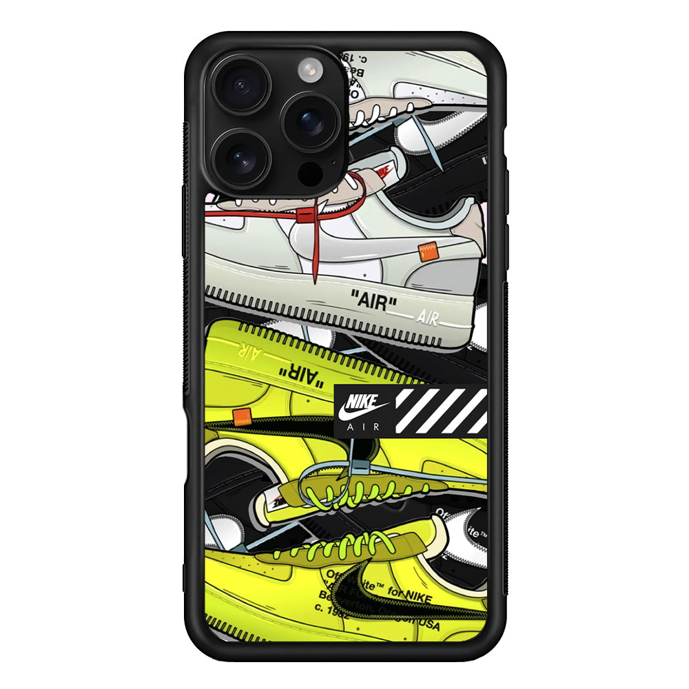 Nike Air Shoelaces iPhone 16 Pro Case - Stylish Protective Cover for iPhone 16 Pro