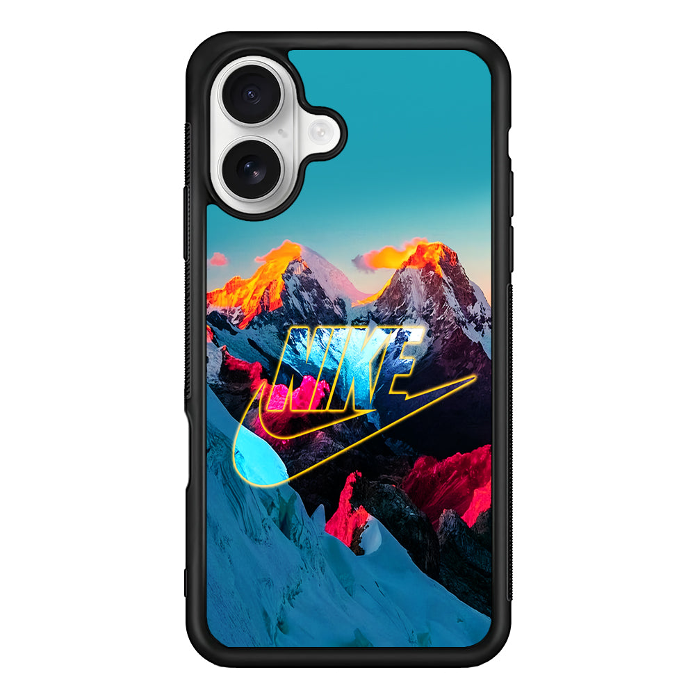 Nike Logo Iceberg iPhone 16 Plus Case – Slim Fit Protective Phone Case