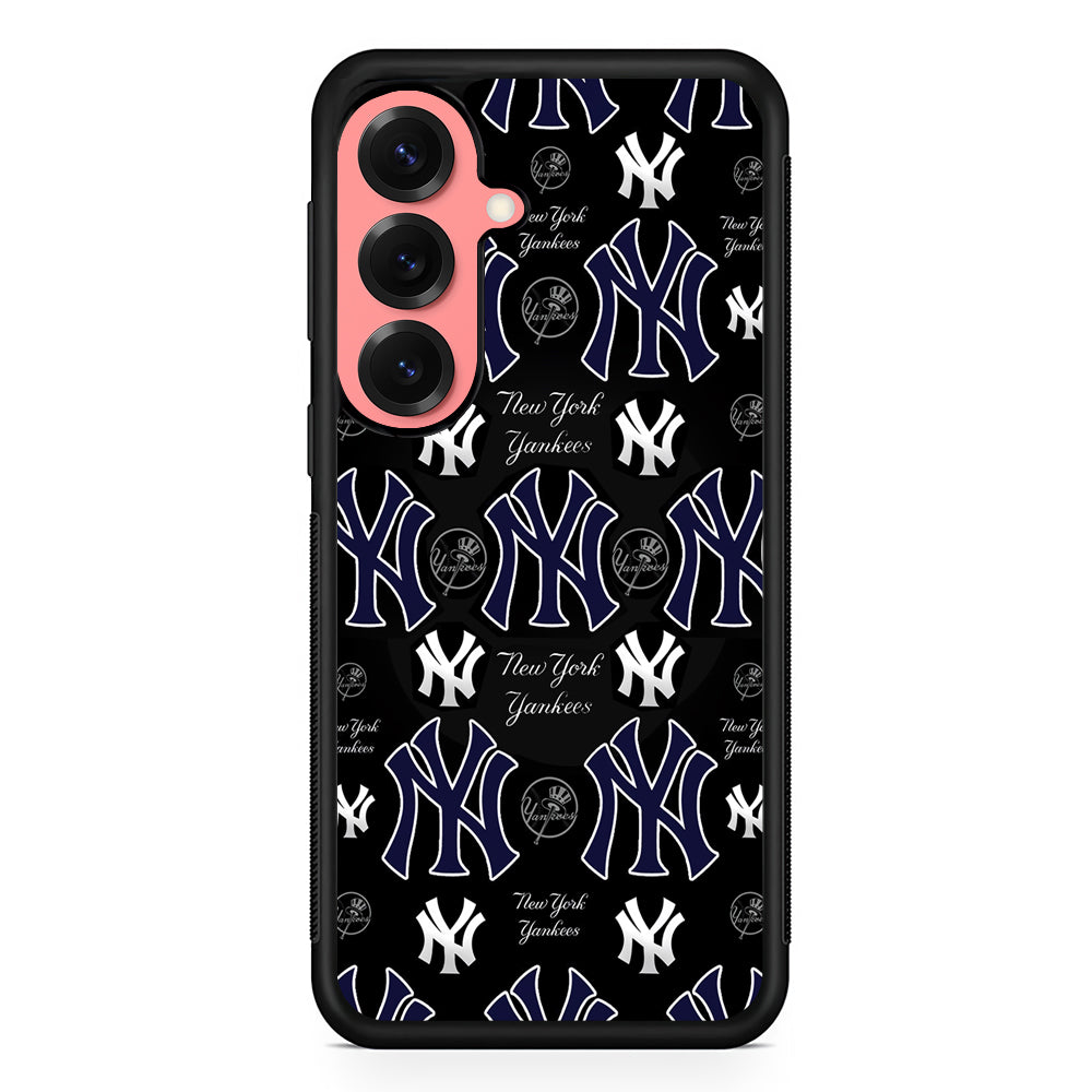 New York Yankees Pattern Samsung Galaxy S25 Case | Protective Case for Samsung Galaxy S25
