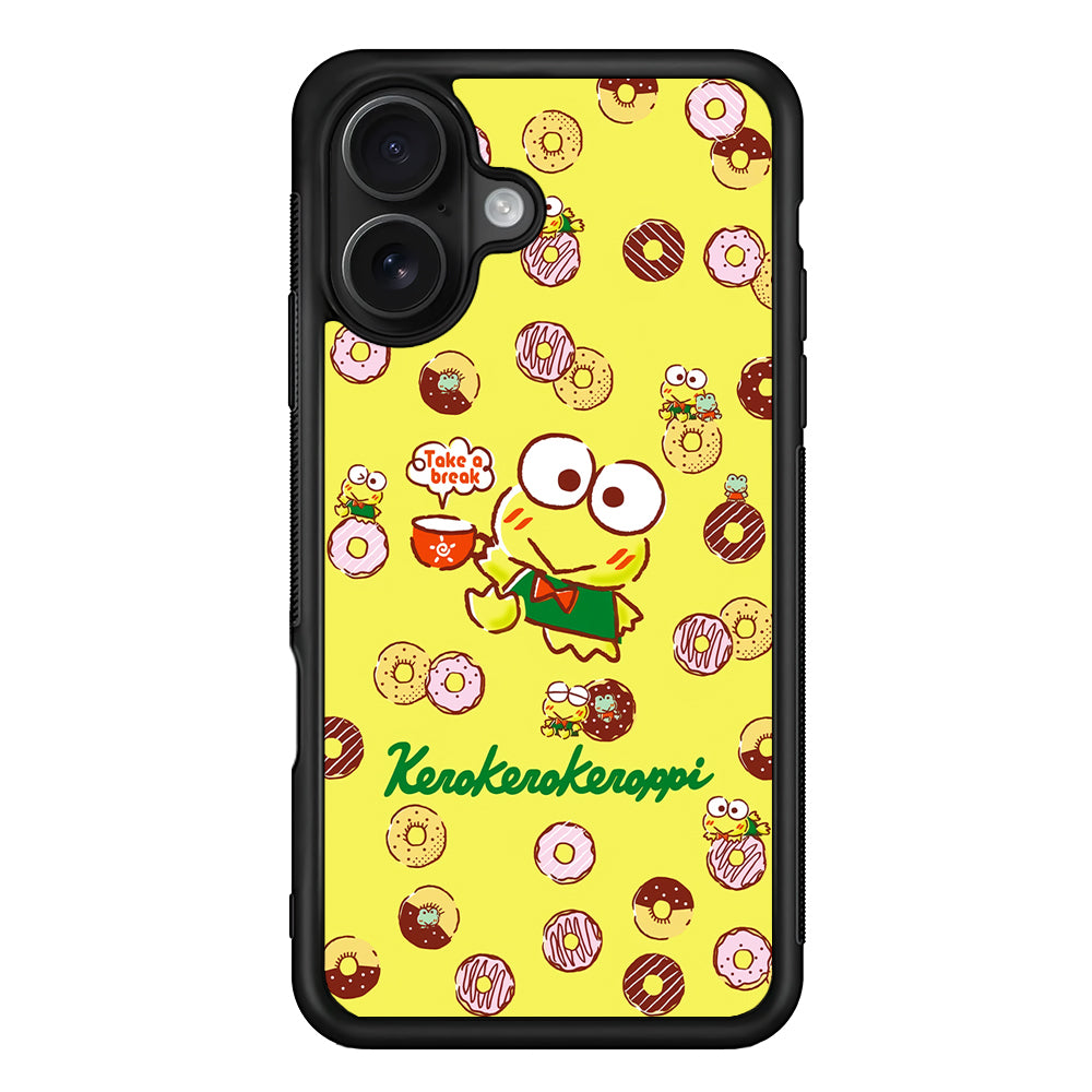 Kerokerokeroppi Take a Break iPhone 16 Case - Oxvistore