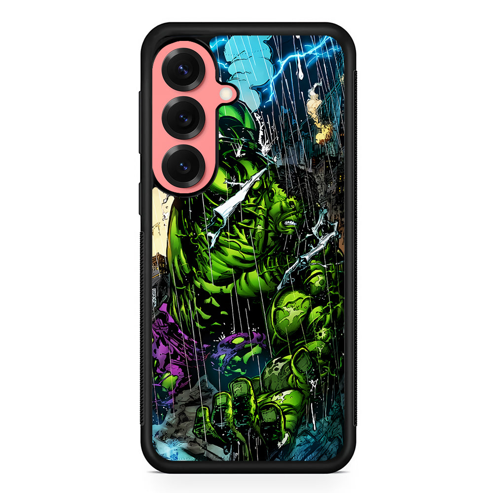 Angry Hulk Destroys The City Samsung Galaxy S25 Case | Protective Case for Samsung Galaxy S25