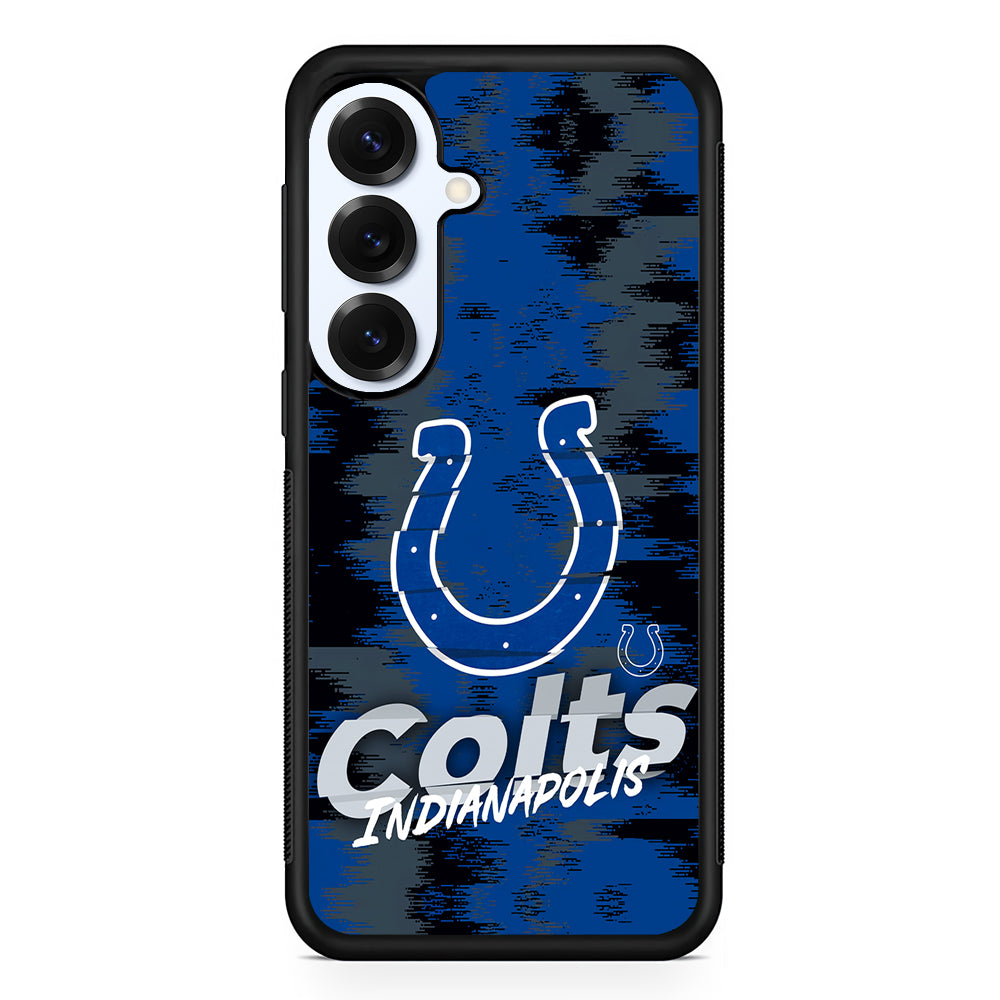 Indianapolis Colts Abstract Color Samsung Galaxy S25 Plus Case | Slim Rubber Cover for Samsung Galaxy S25 Plus