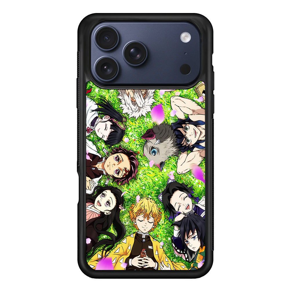 Demon Slayer All Characters iPhone 17 Pro Max Case | Slim Protective Cover for iPhone 17 Pro Max