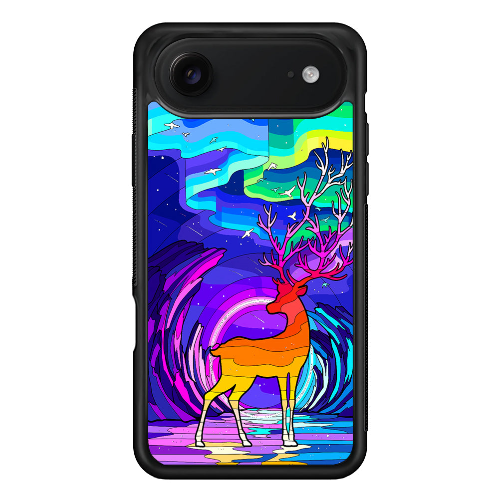 A Deer Colorful Silhouette iPhone 17 Air Case | Protective Case for iPhone 17 Air