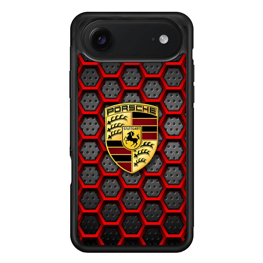 Porsche Red Hexagon iPhone 17 Air Case | Protective Case for iPhone 17 Air