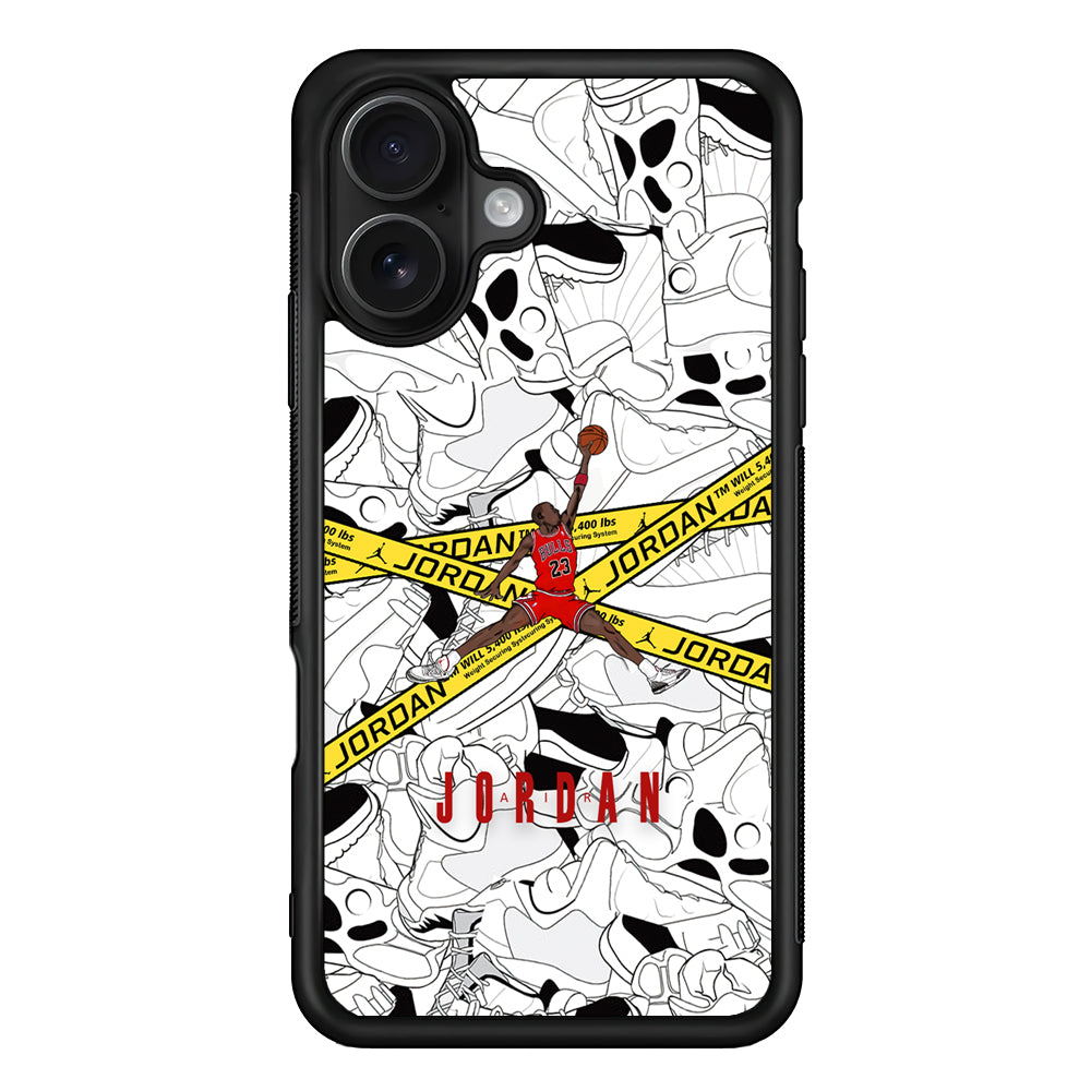 Air Jordan Jump and Fly iPhone 16 Case - Oxvistore