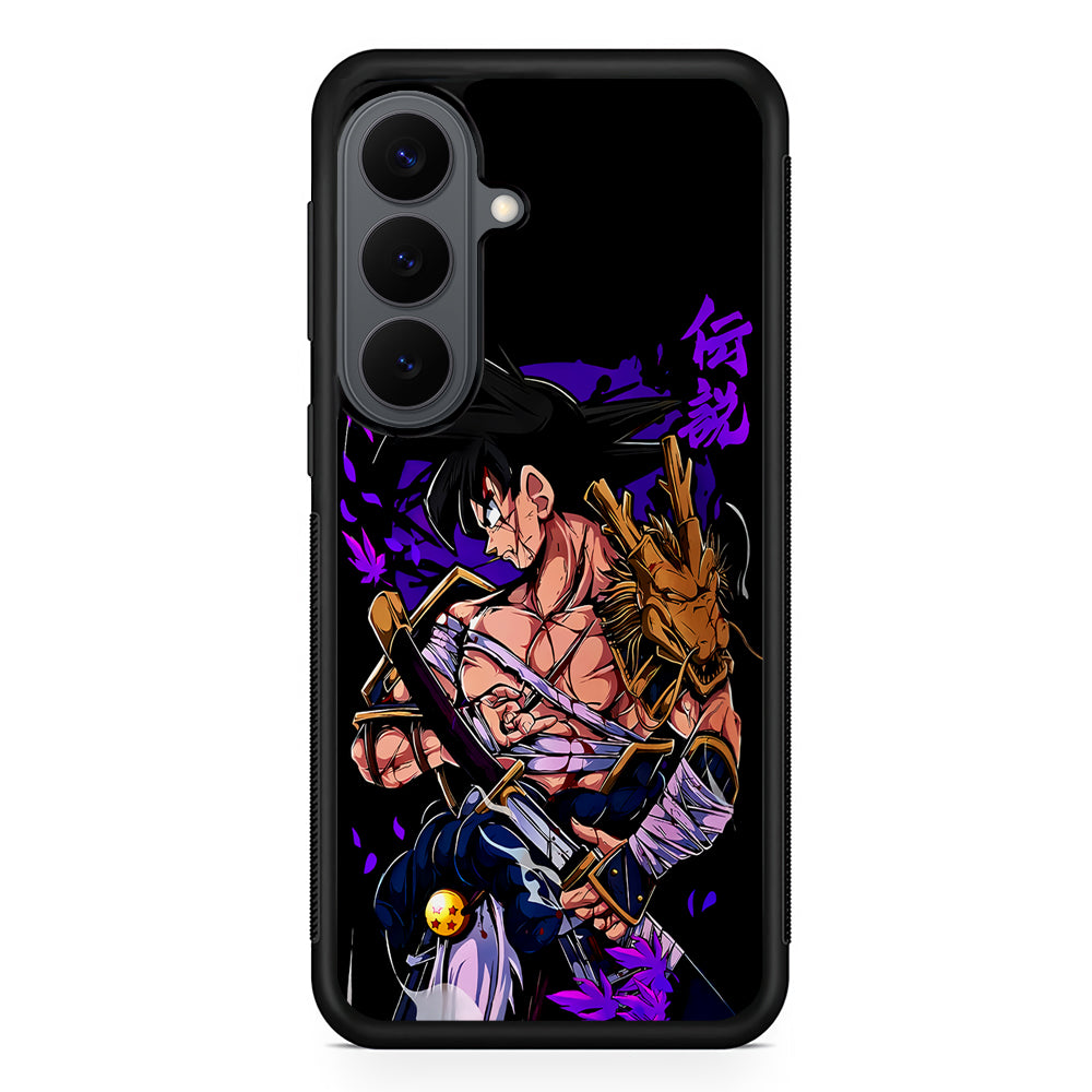 Dragon Ball Z Goku Samurai Samsung Galaxy S26 Plus Case | Slim Rubber Case for Samsung Galaxy S26 Plus