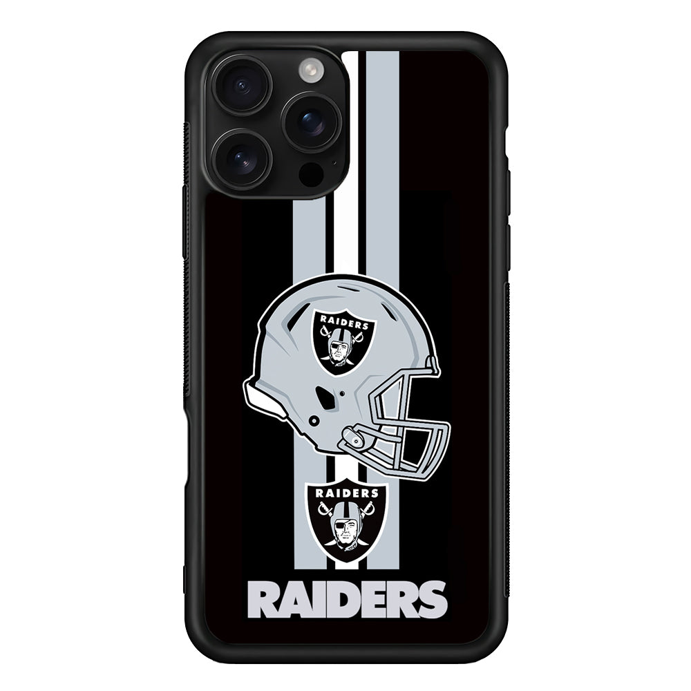 Las Vegas Raiders Helmet iPhone 16 Pro Case | Durable Protective Case for iPhone 16 Pro