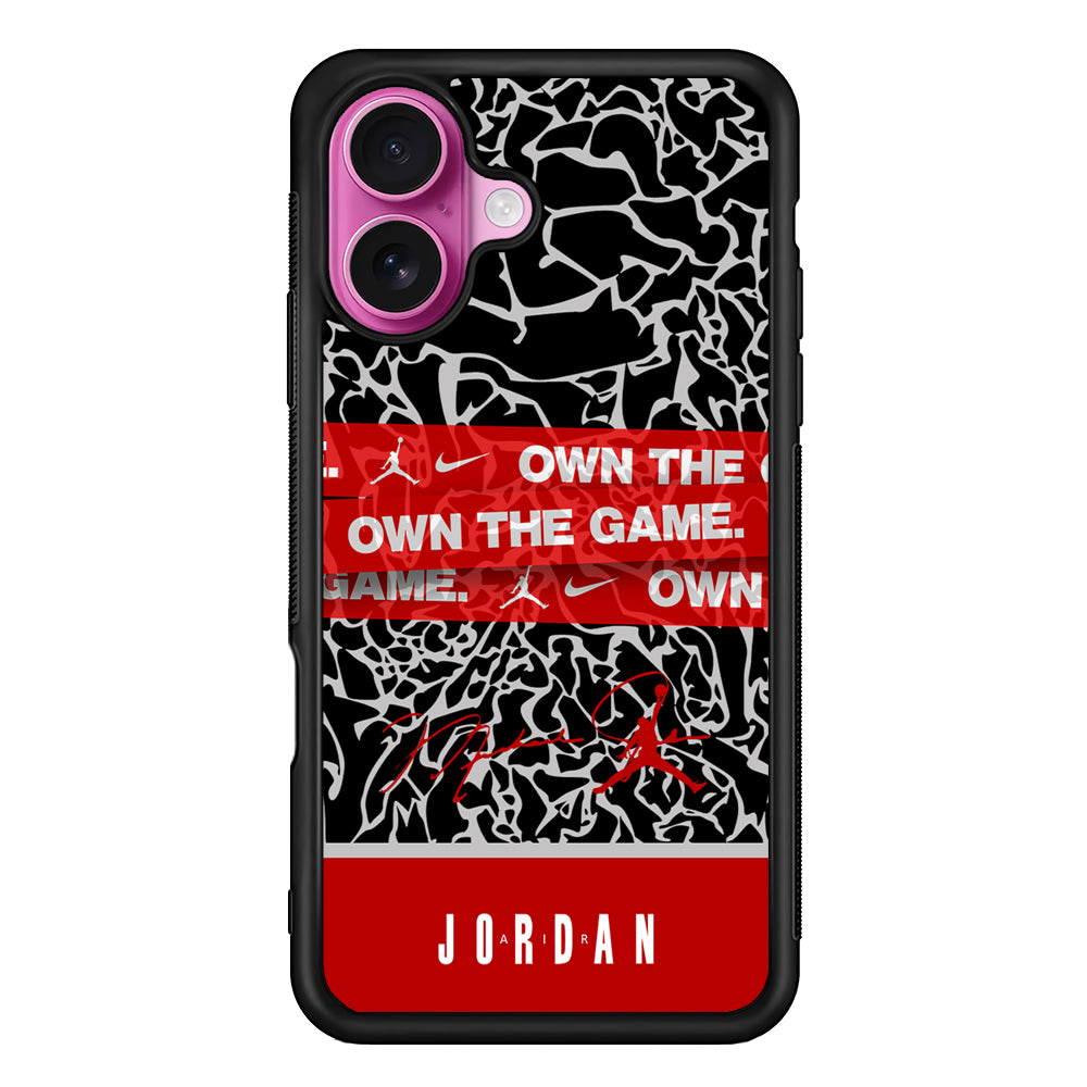 Air Jordan Element of The Game iPhone 17 Case - Slim Rubber Case for iPhone 17