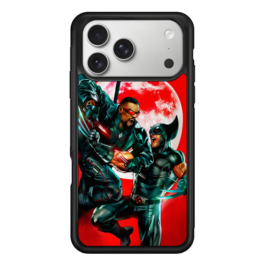 Blade Vampire VS Wolverine iPhone 17 Pro Case | Slim Rubber Case for iPhone 17 Pro