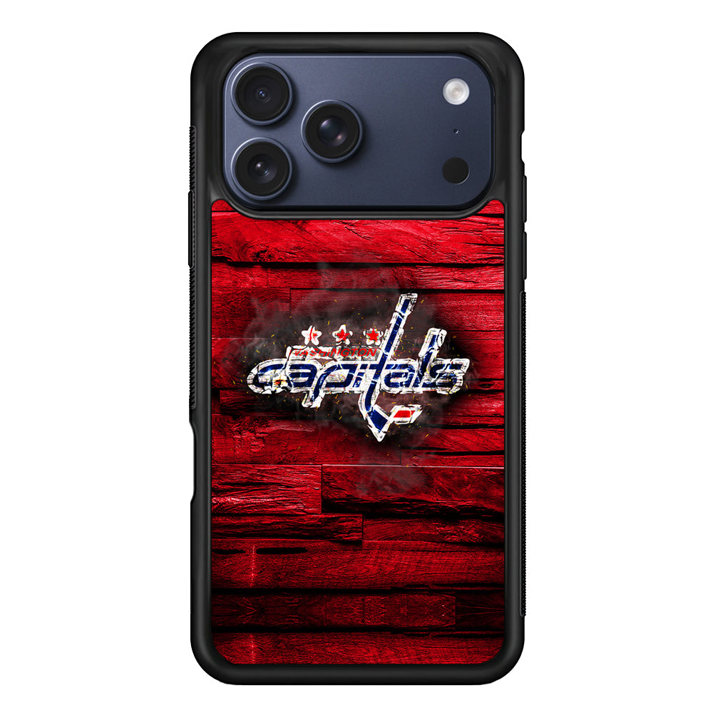Washington Capitals Wood iPhone 17 Pro Max Case | Slim Protective Cover for iPhone 17 Pro Max
