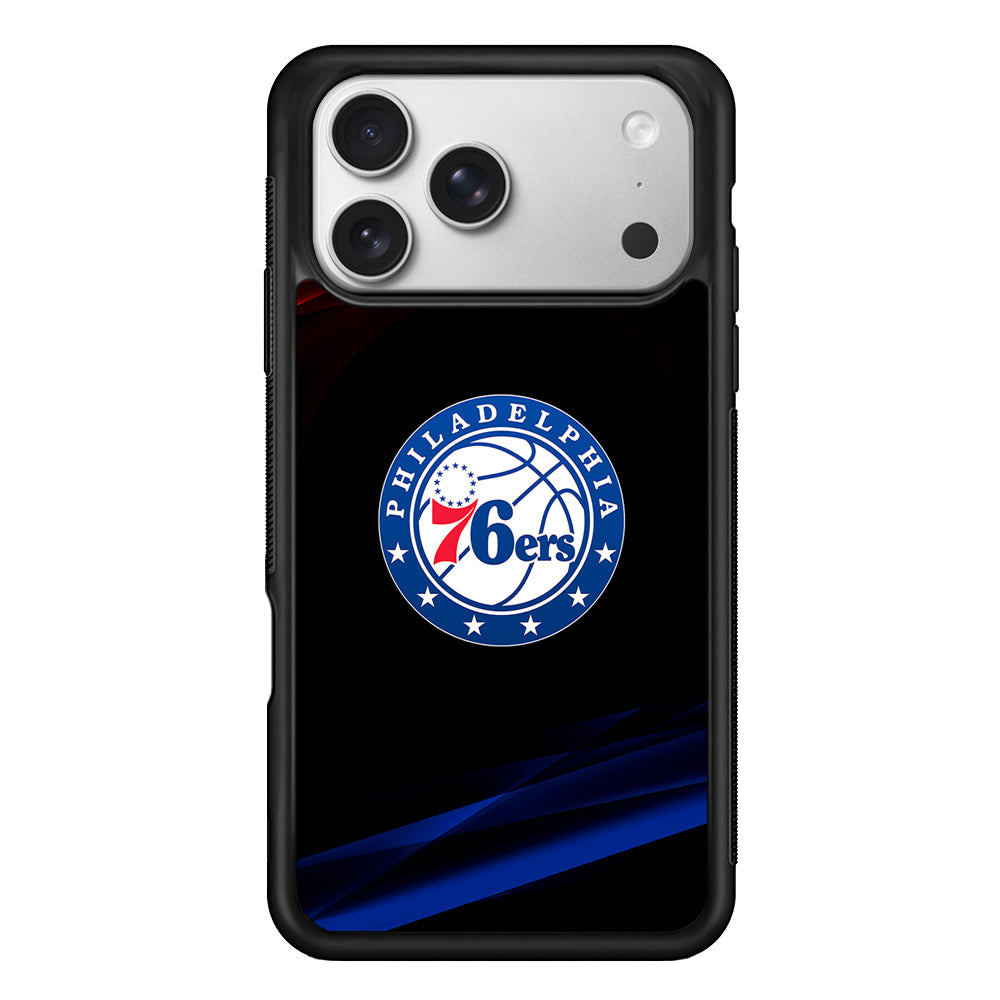 Philadelphia 76ers Logo iPhone 17 Pro Case | Slim Rubber Case for iPhone 17 Pro