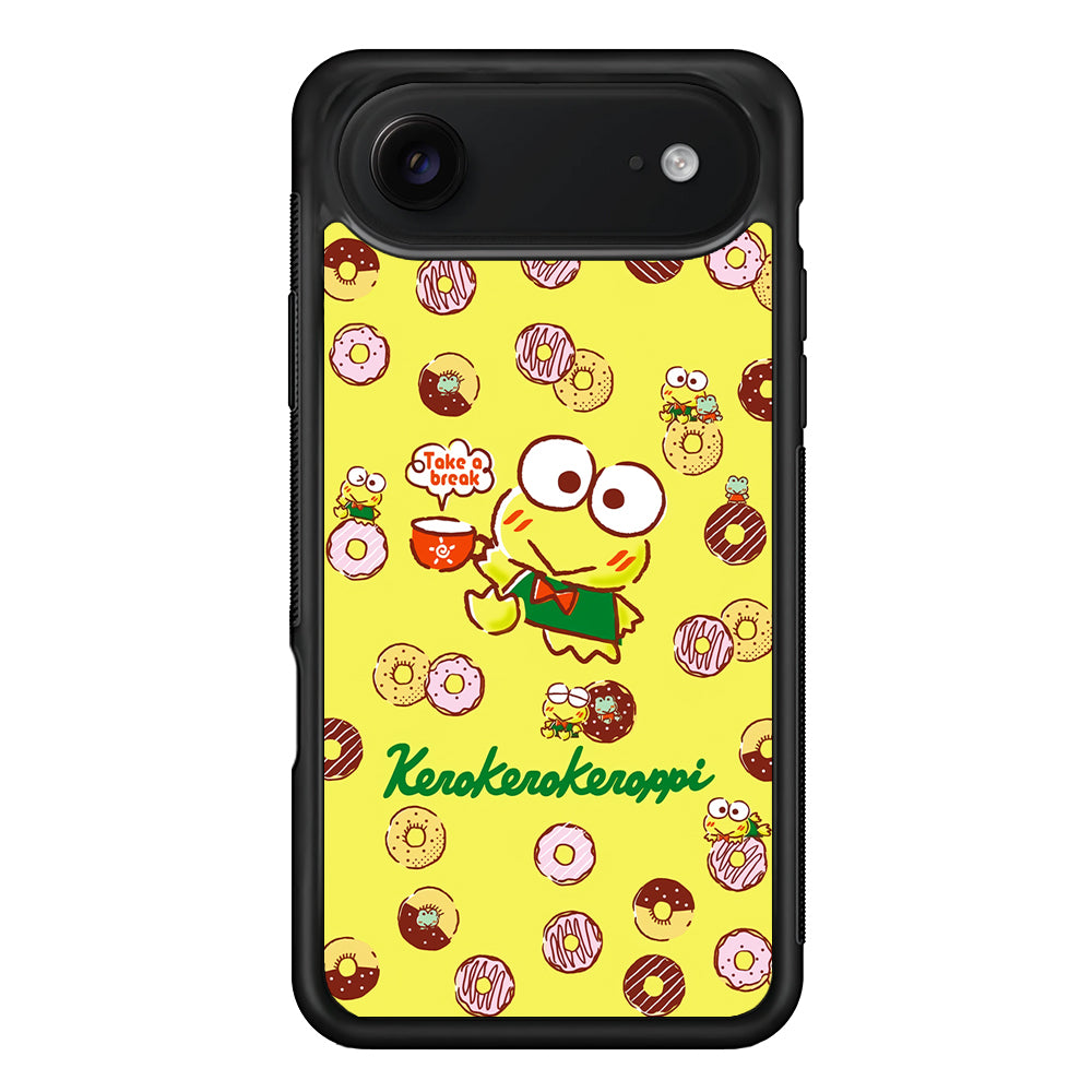 Kerokerokeroppi Take a Break iPhone 17 Air Case | Protective Case for iPhone 17 Air