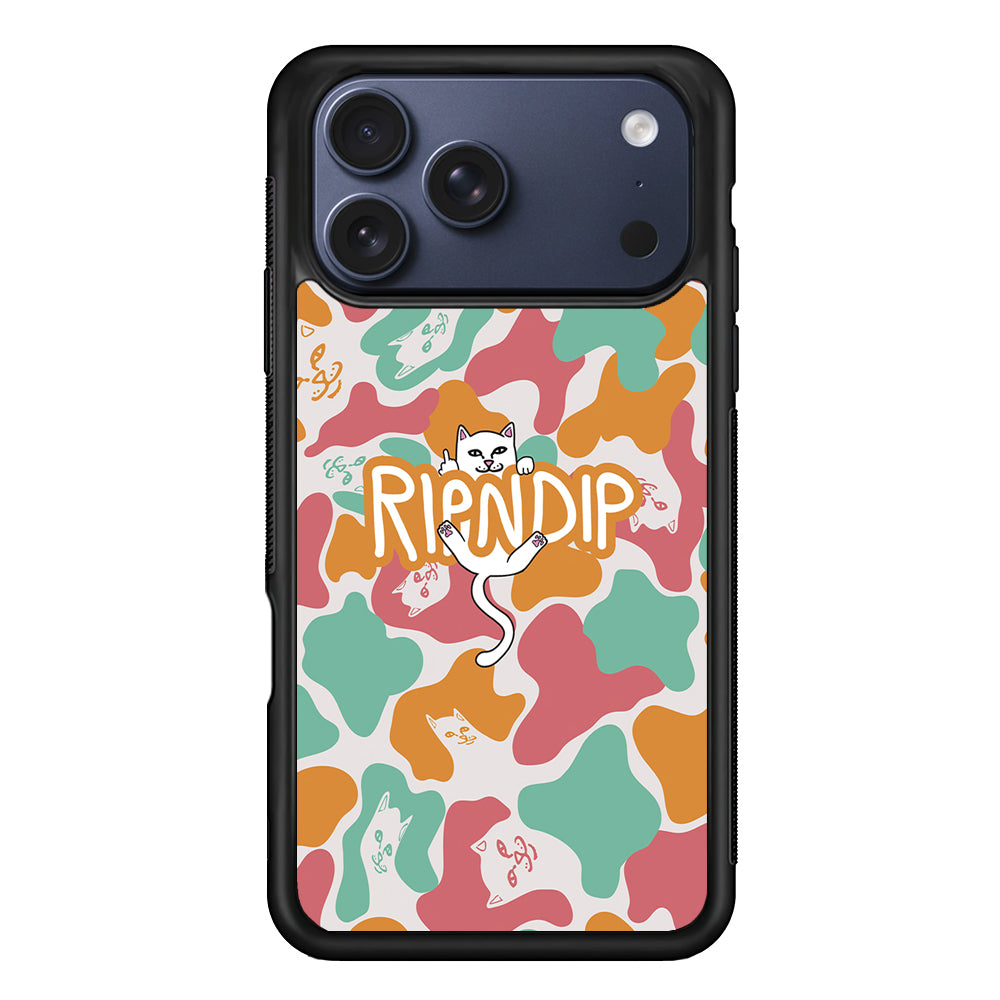 Rip N Dip Colorfull Camo iPhone 17 Pro Max Case | Slim Rubber Case for iPhone 17 Pro Max