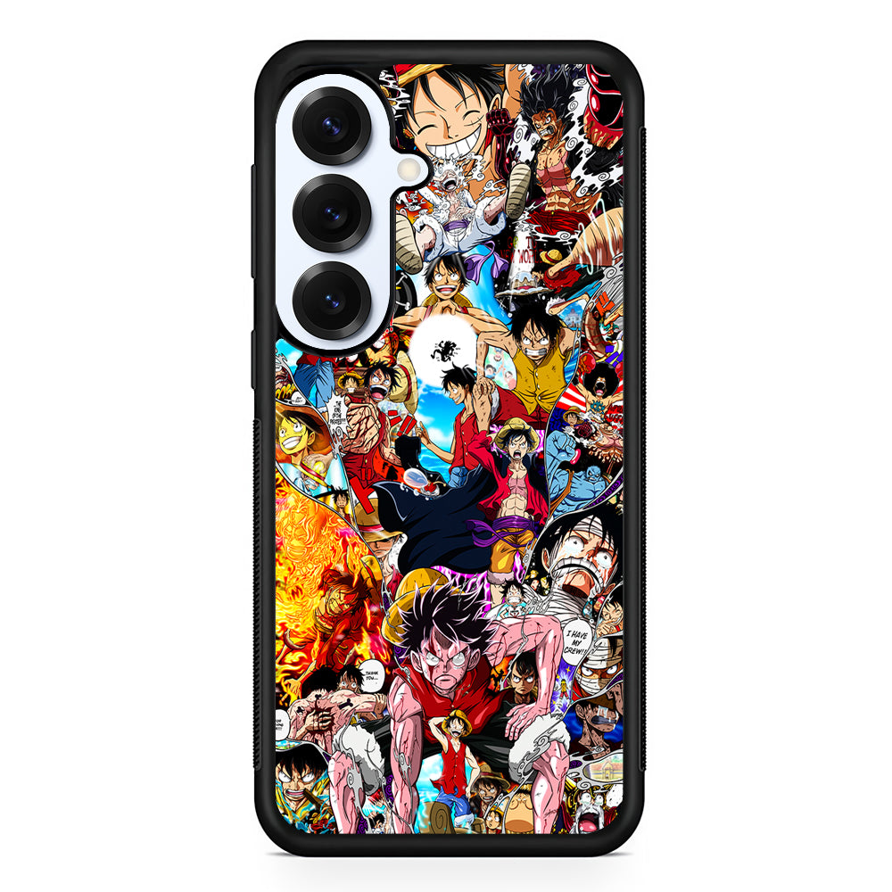 One Piece Luffy New World Samsung Galaxy S25 Plus Case | Slim Rubber Cover for Samsung Galaxy S25 Plus