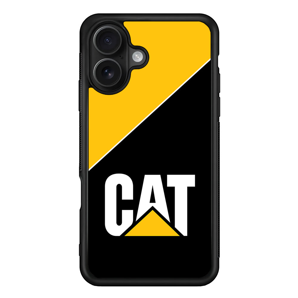 Caterpillar Power That Performs iPhone 16 Case | Slim Rubber Case for iPhone 16