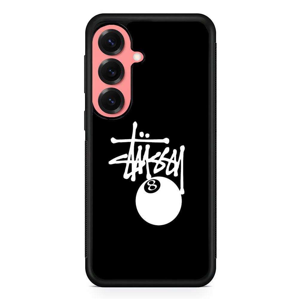 Stussy 8 Pool Ball Samsung Galaxy S25 Case | Slim Rubber Case for Samsung Galaxy S25