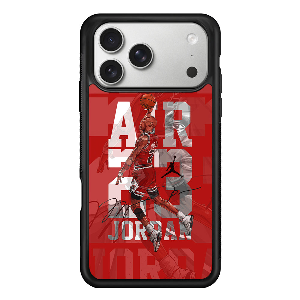 Air Jordan Silver Light iPhone 17 Pro Case | Slim Protective Case for iPhone 17 Pro
