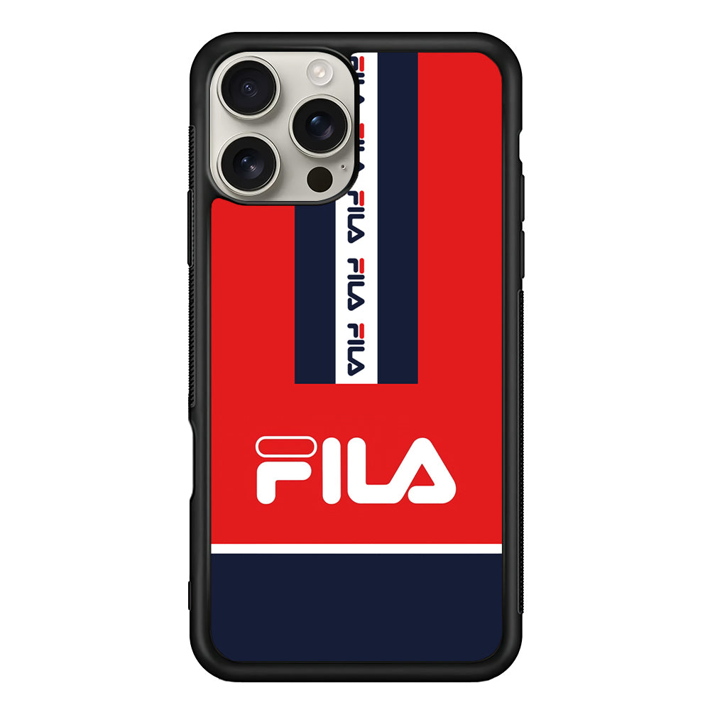 Fila Suit of Identity iPhone 16 Pro Max Case | Slim Rubber Case for iPhone 16 Pro Max