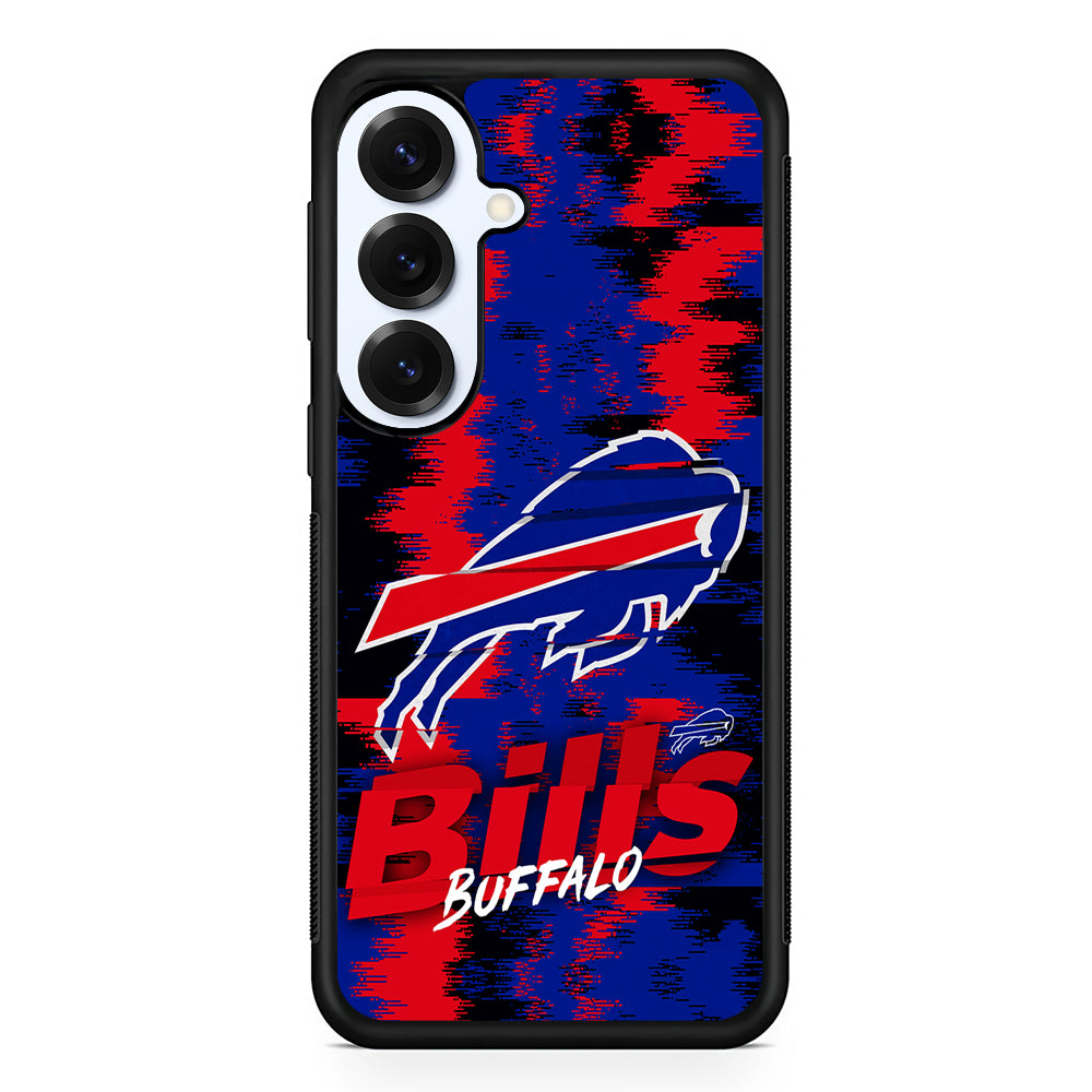 Buffalo Bills Abstract Color Samsung Galaxy S25 Plus Case | Slim Rubber Cover for Samsung Galaxy S25 Plus