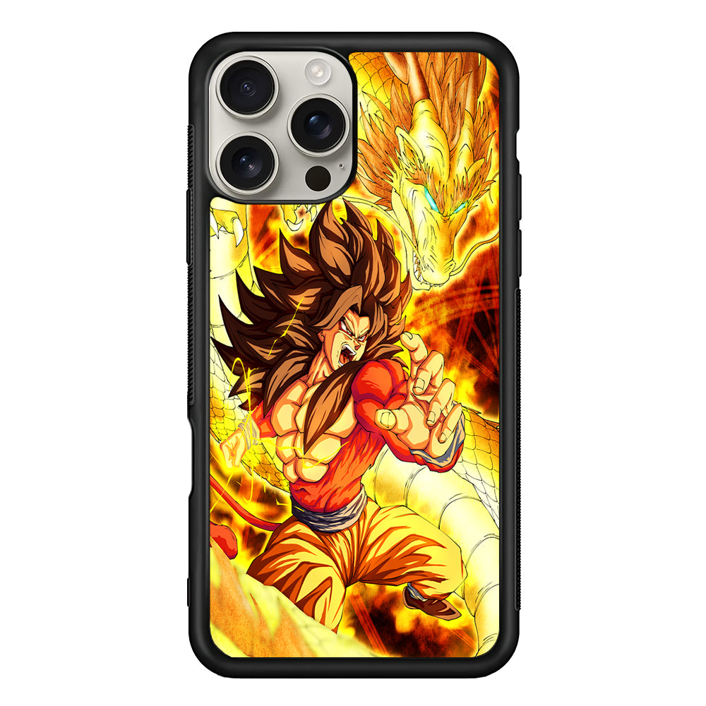 Super Saiyan 4 Goku Dragon iPhone 16 Pro Max Case | Stylish Protective Case for iPhone 16 Pro Max