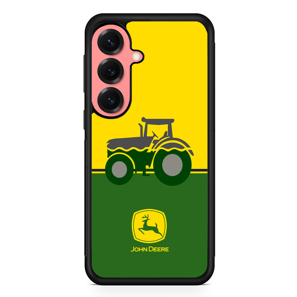 John Deere Yellow Sky Samsung Galaxy S25 Case | Slim Rubber Case for Samsung Galaxy S25
