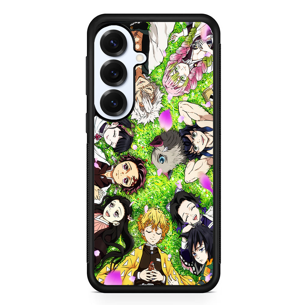 Demon Slayer All Characters Samsung Galaxy S25 Plus Case | Slim Rubber Cover for Samsung Galaxy S25 Plus