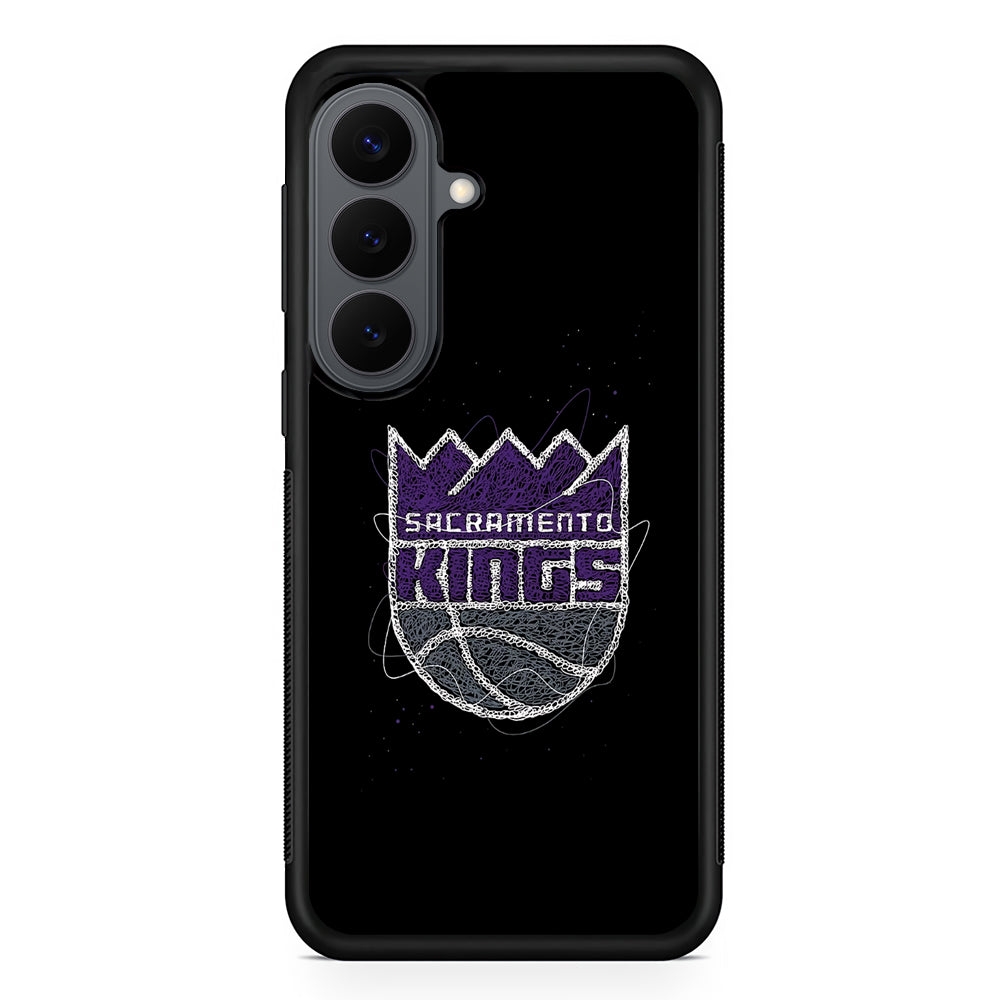Sacramento Kings Abstract Samsung Galaxy S26 Plus Case | Slim Rubber Case for Samsung Galaxy S26 Plus