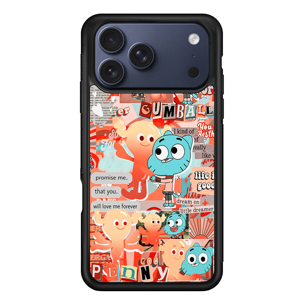 Gumball and Penny Aesthetic iPhone 17 Pro Max Case | Slim Protective Cover for iPhone 17 Pro Max